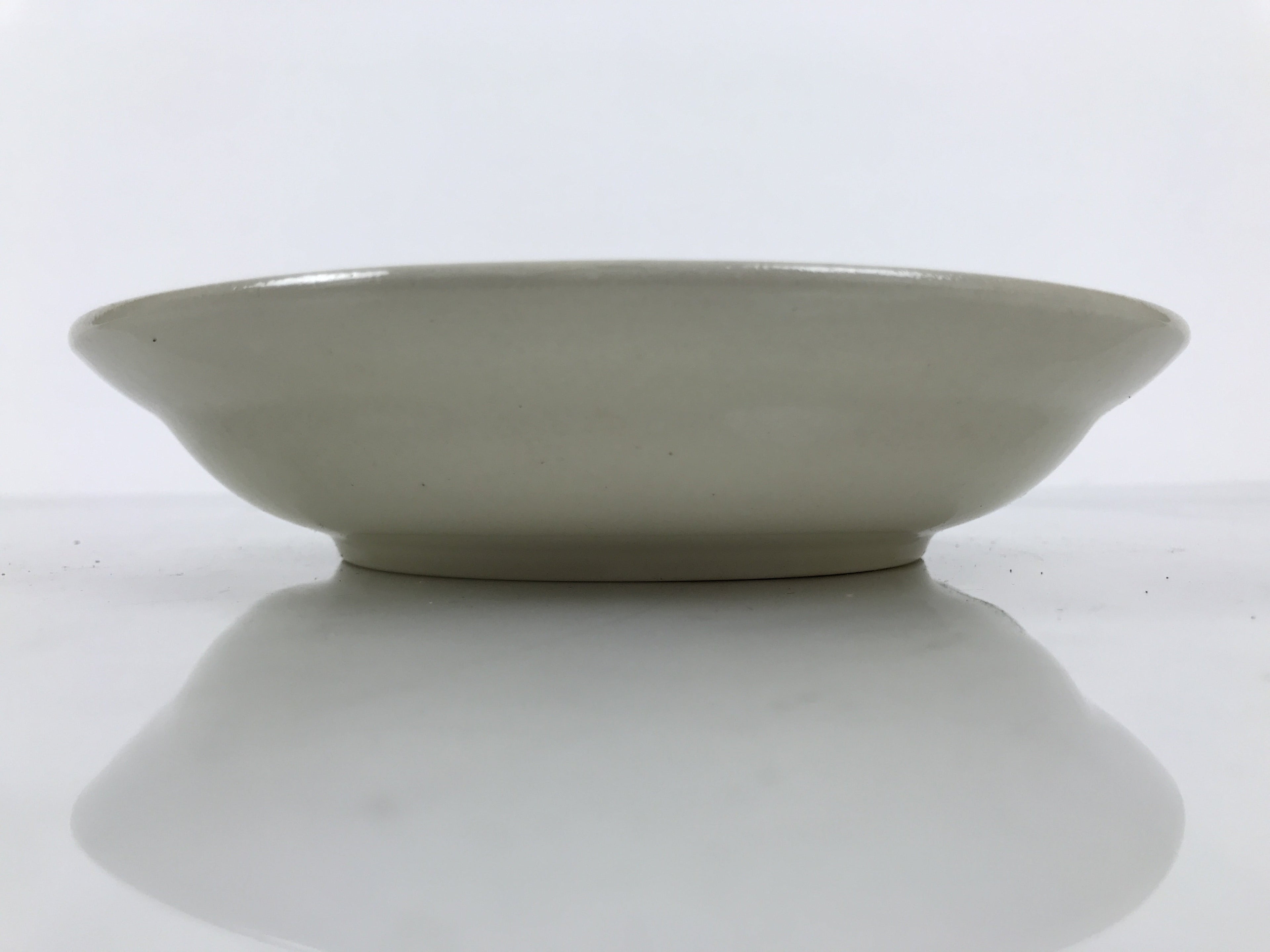 Japanese Miyoshi Stoneware Shallow Bowl Vtg Ceramic Pottery Yellow Brown Y544