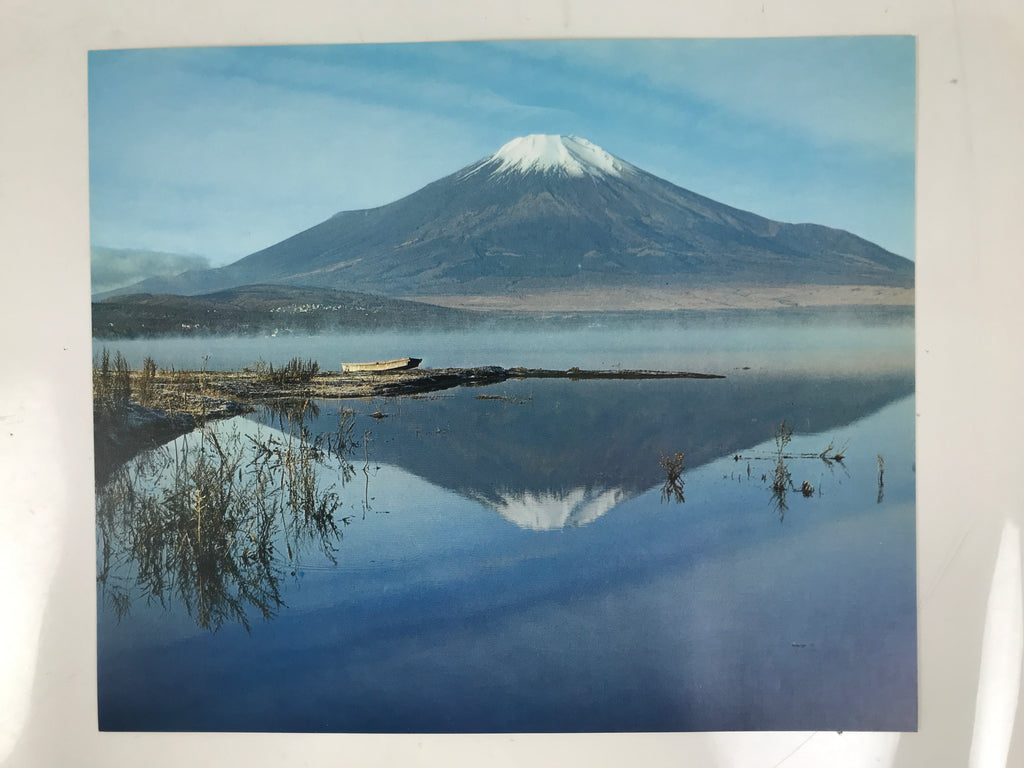 Japanese Mt Fuji Hakone Pictures Vtg Sakura Lake Kawaguchi 6 Pcs Set A687
