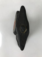 Japanese Nachi Guroishi Black Stone Statue Paperweight Vtg Decorative Item JK843