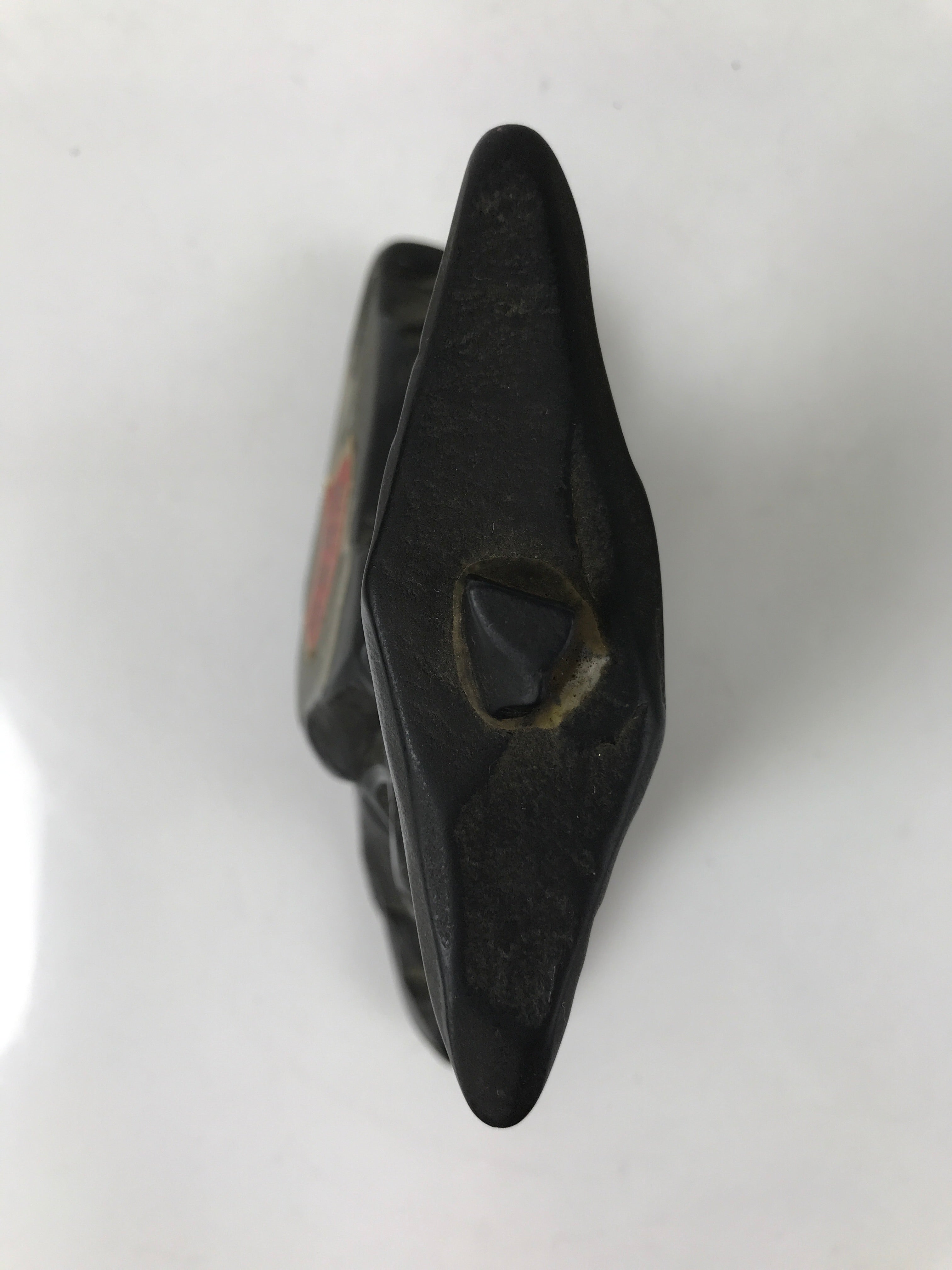 Japanese Nachi Guroishi Black Stone Statue Paperweight Vtg Decorative Item JK843