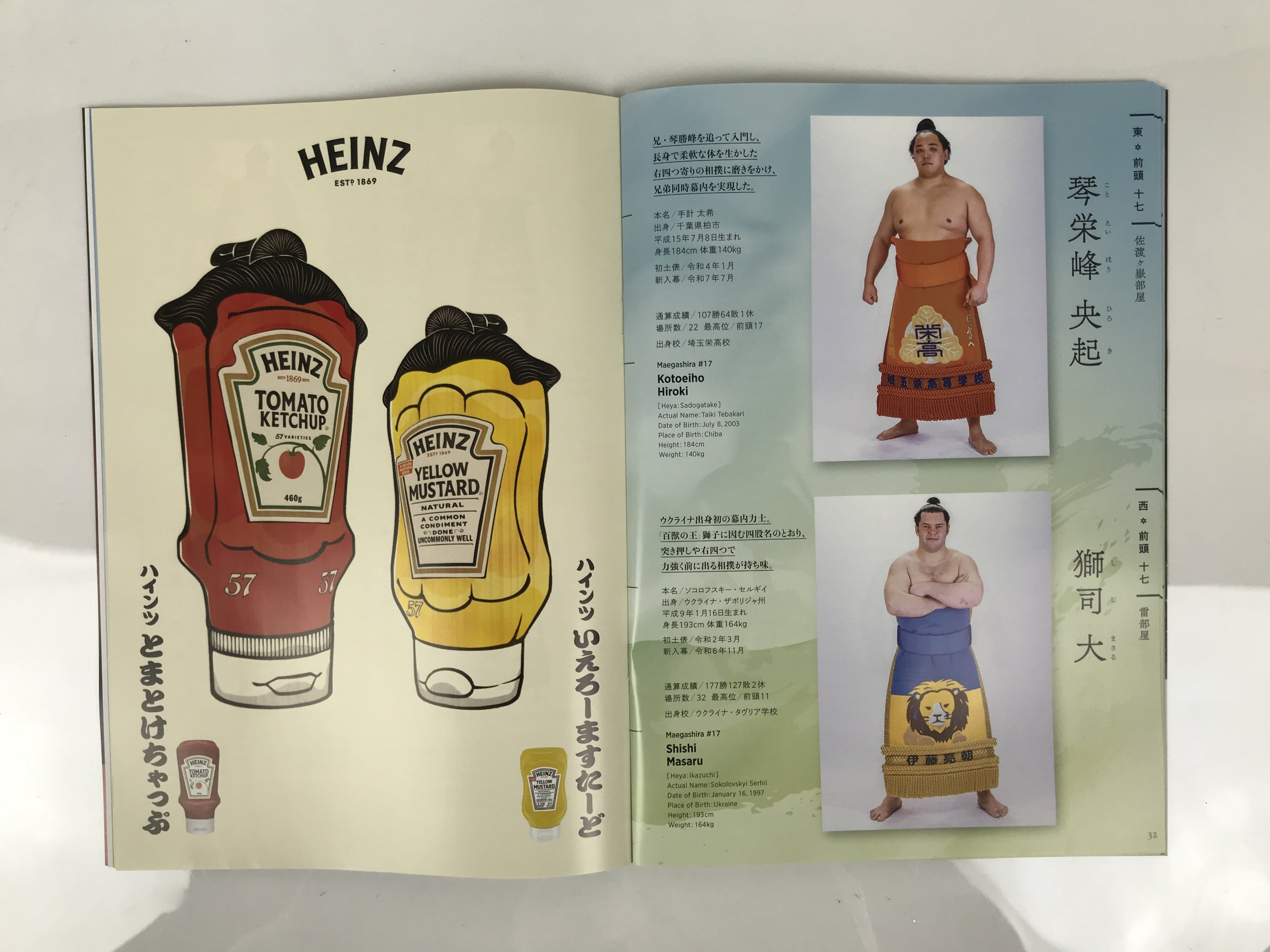 Japanese Nagoya Grand Sumo Tournament 2025 Catalog Book IG Arena Full Color HN44