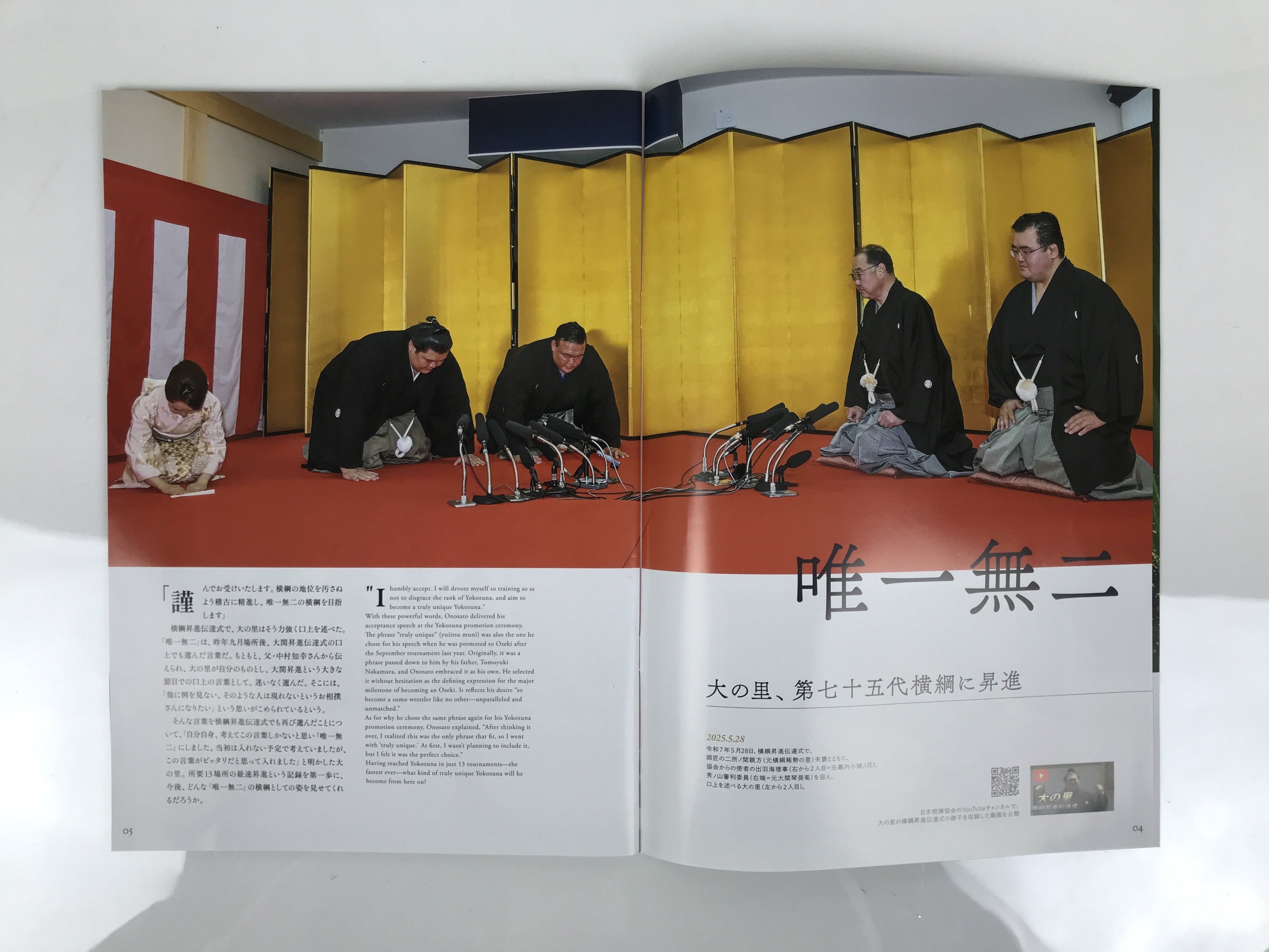 Japanese Nagoya Grand Sumo Tournament 2025 Catalog Book IG Arena Full Color HN44