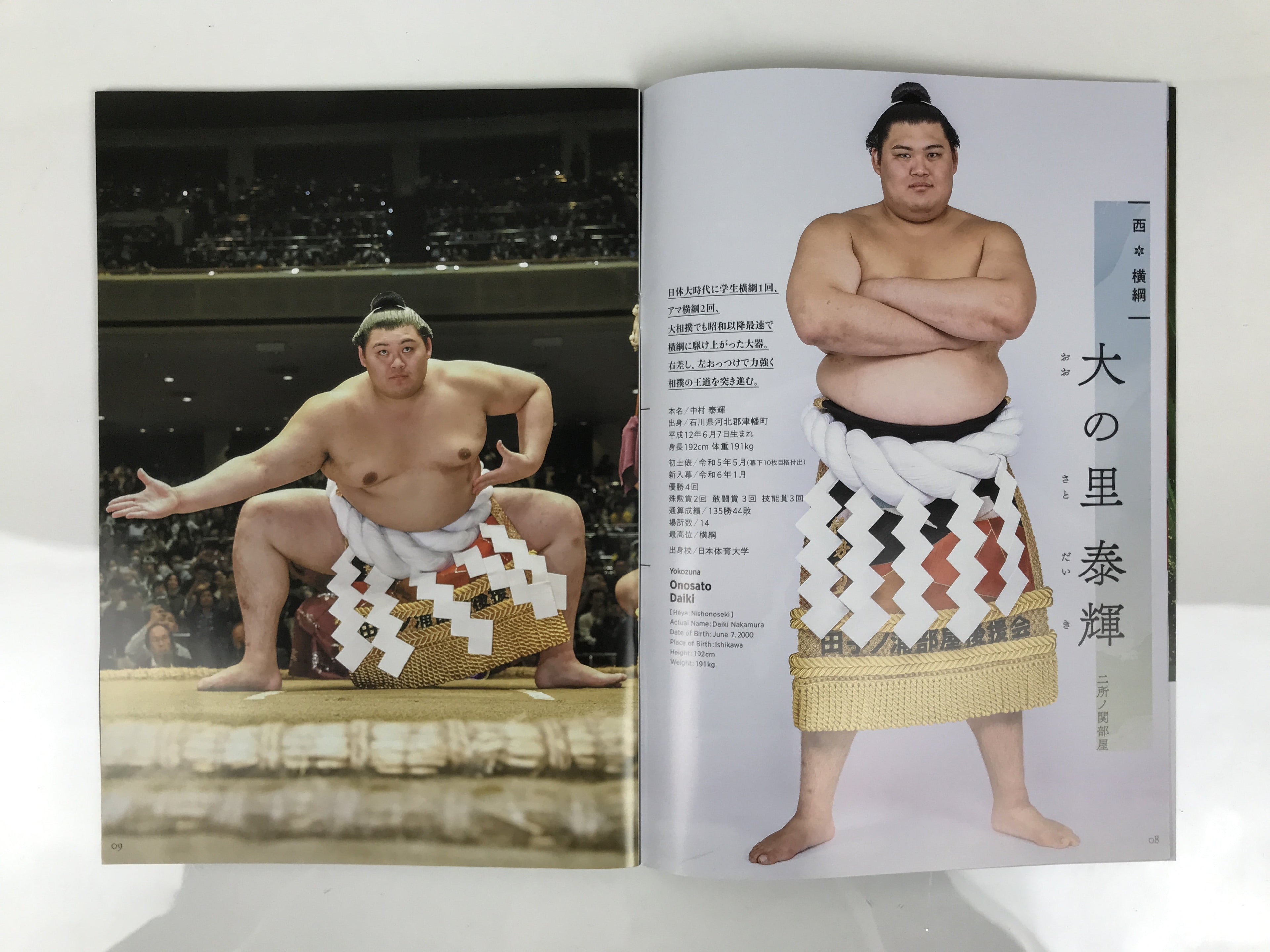 Japanese Nagoya Grand Sumo Tournament 2025 Catalog Book IG Arena Full Color HN44