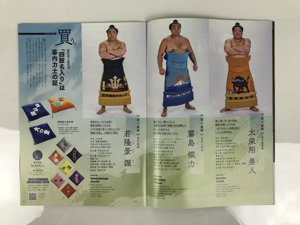 Japanese Nagoya Grand Sumo Tournament 2025 Catalog Book IG Arena Full Color HN44
