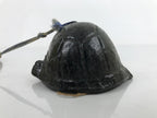 Japanese Nanbu Iron Furin Wind Chime Tetsurin Vtg Bell Wood Pufferfish DR531