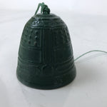 Japanese Nanbu Iron Furin Wind Chime Tetsurin Vtg Green Bell Toro Lantern DR568