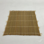 Japanese Natural Bamboo Sushi Rolling Mat Vtg Makisu 24cm Makizushi Brown JK725