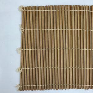 Japanese Natural Bamboo Sushi Rolling Mat Vtg Makisu 24cm Makizushi Brown JK725