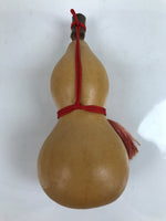 Japanese Natural Hyotan Gourd Illustrated Vtg Aqua Totto Gifu Lucky Charm G274