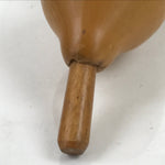 Japanese Natural Hyotan Gourd Kanji Vtg Sake Bottle Lucky Charm Calabash G272