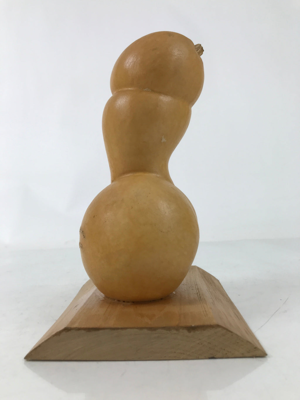Japanese Natural Hyotan Gourd Phallic Statue Vtg Hounen Matsuri Folk Craft ST21