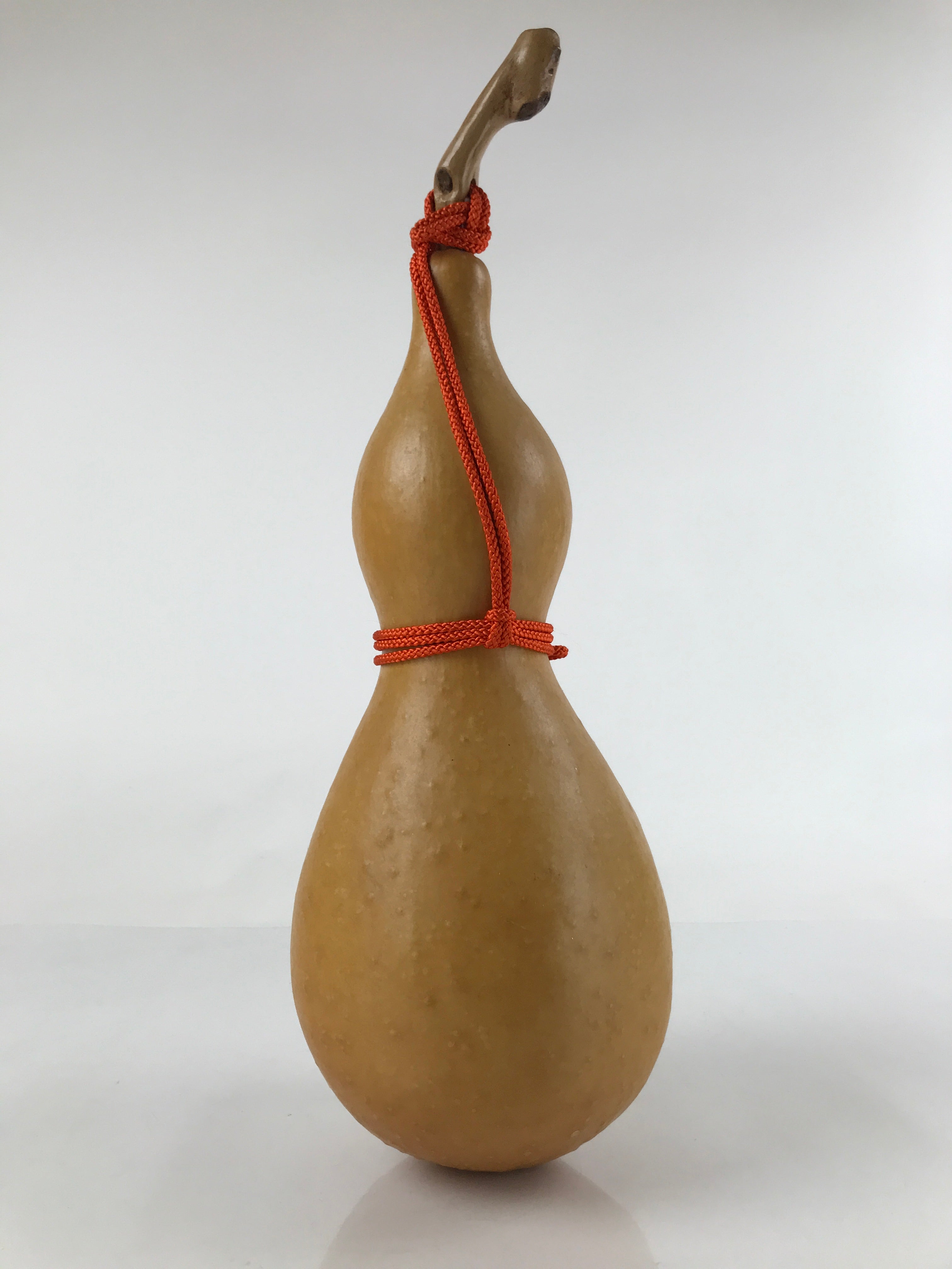 Japanese Natural Hyotan Gourd Vtg Sake Bottle Benzaiten Seven Lucky Gods G266
