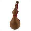 Japanese Natural Hyotan Gourd Vtg Sake Bottle Hotei Seven Lucky Gods Lidded G262