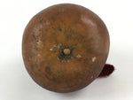 Japanese Natural Hyotan Gourd Vtg Sake Bottle Lucky Charm Calabash Horse G248