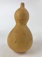 Japanese Natural Hyotan Gourd Vtg Sake Bottle Lucky Charm Large Calabash G249