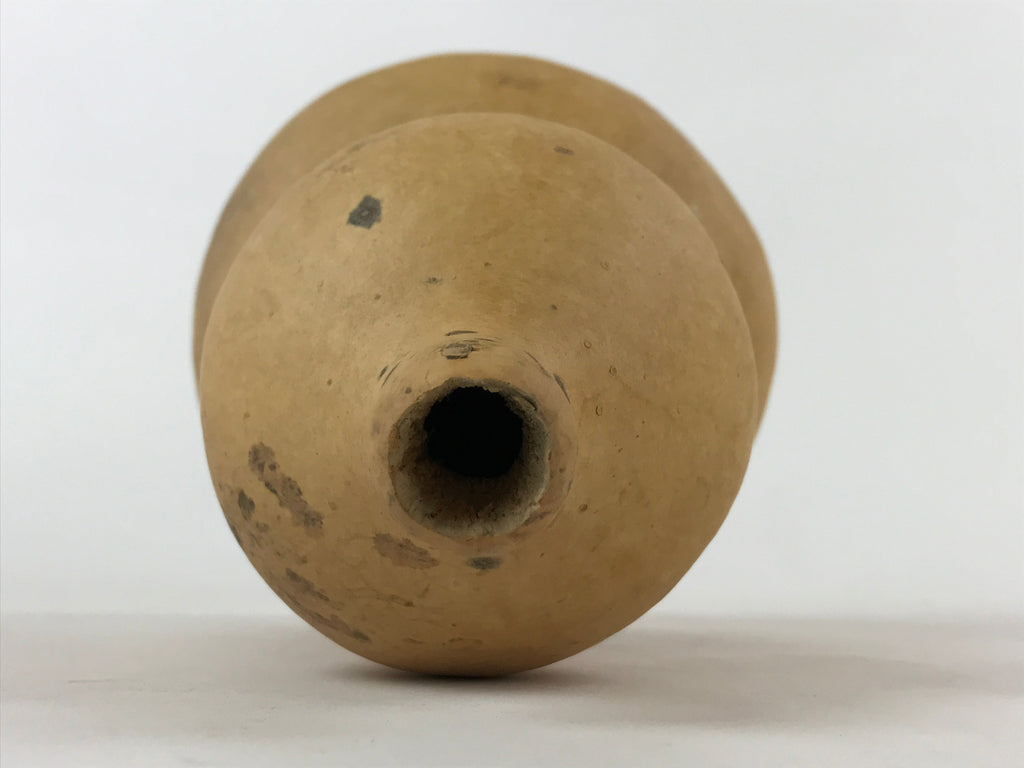 Japanese Natural Hyotan Gourd Vtg Sake Bottle Lucky Charm Large Calabash G249