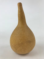 Japanese Natural Hyotan Gourd Vtg Sake Bottle Lucky Charm Large Calabash G251