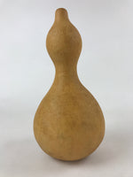 Japanese Natural Hyotan Gourd Vtg Sake Bottle Lucky Charm Large Calabash G252