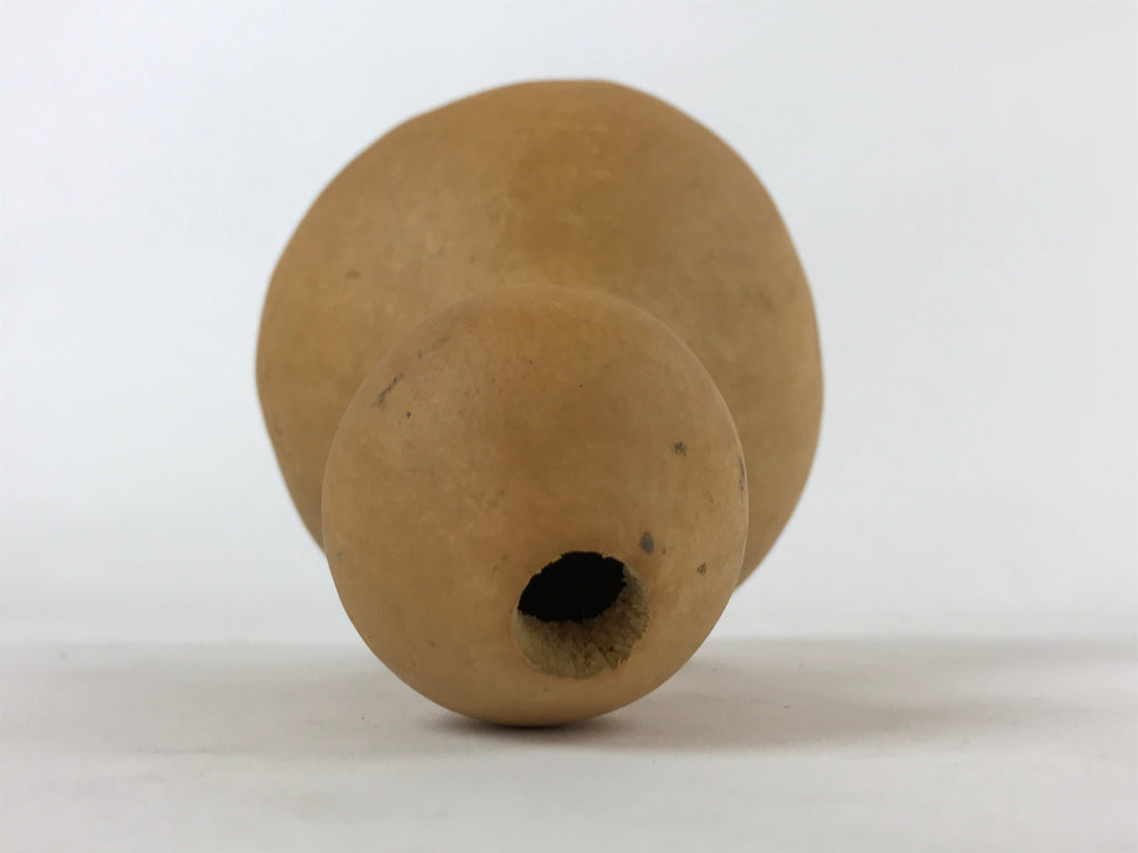 Japanese Natural Hyotan Gourd Vtg Sake Bottle Lucky Charm Large Calabash G254