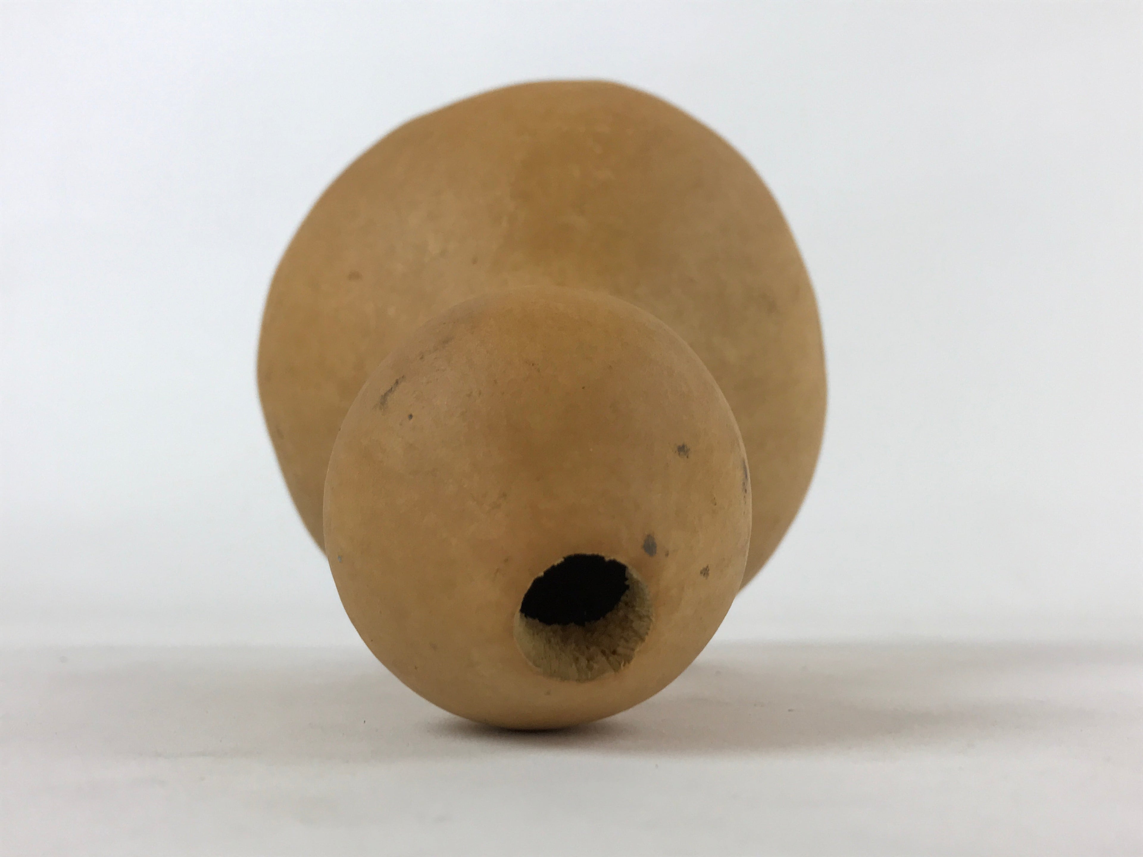 Japanese Natural Hyotan Gourd Vtg Sake Bottle Lucky Charm Large Calabash G254
