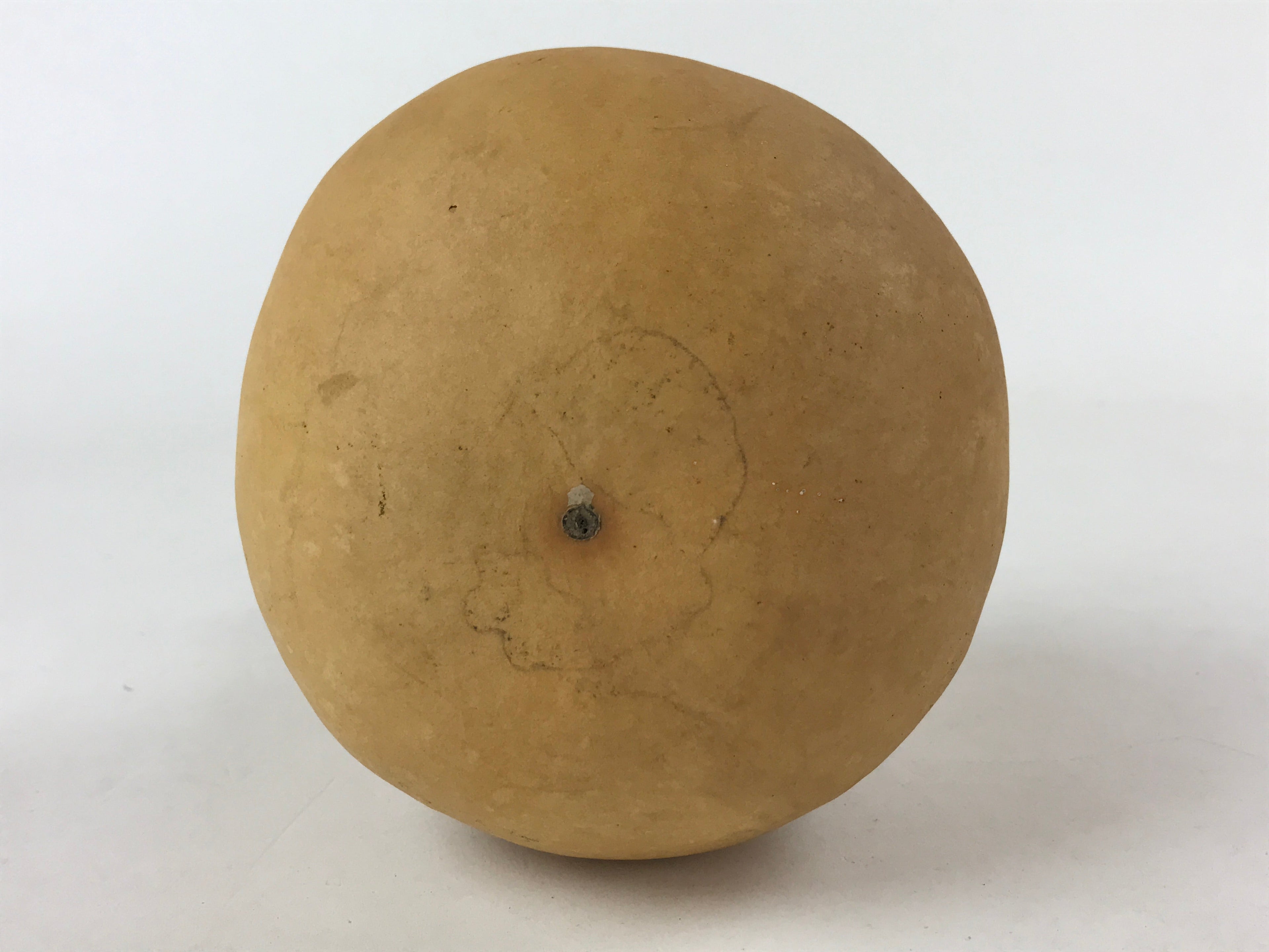 Japanese Natural Hyotan Gourd Vtg Sake Bottle Lucky Charm Large Calabash G254