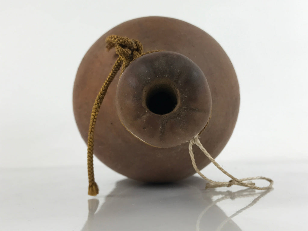Japanese Natural Hyotan Gourd Vtg Sake Bottle Lucky Charm Large Calabash G255