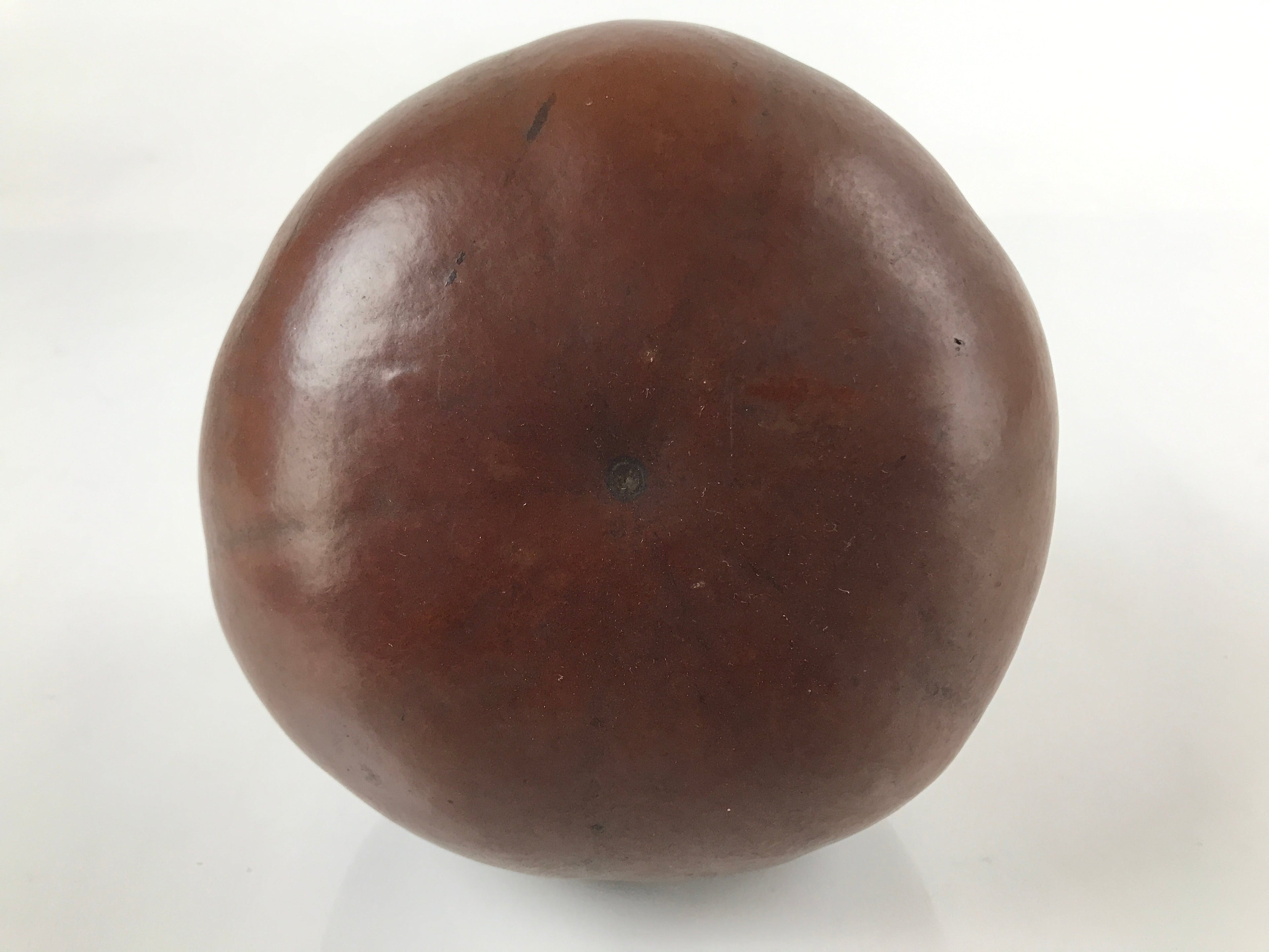 Japanese Natural Hyotan Gourd Vtg Sake Bottle Lucky Charm Large Calabash G256