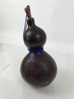 Japanese Natural Hyotan Gourd Vtg Sake Bottle Lucky Charm Large Calabash G281