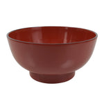 Japanese Natural Lacquered Wooden Rice Bowl Owan Vtg Wajima Nuri Red Black LB139