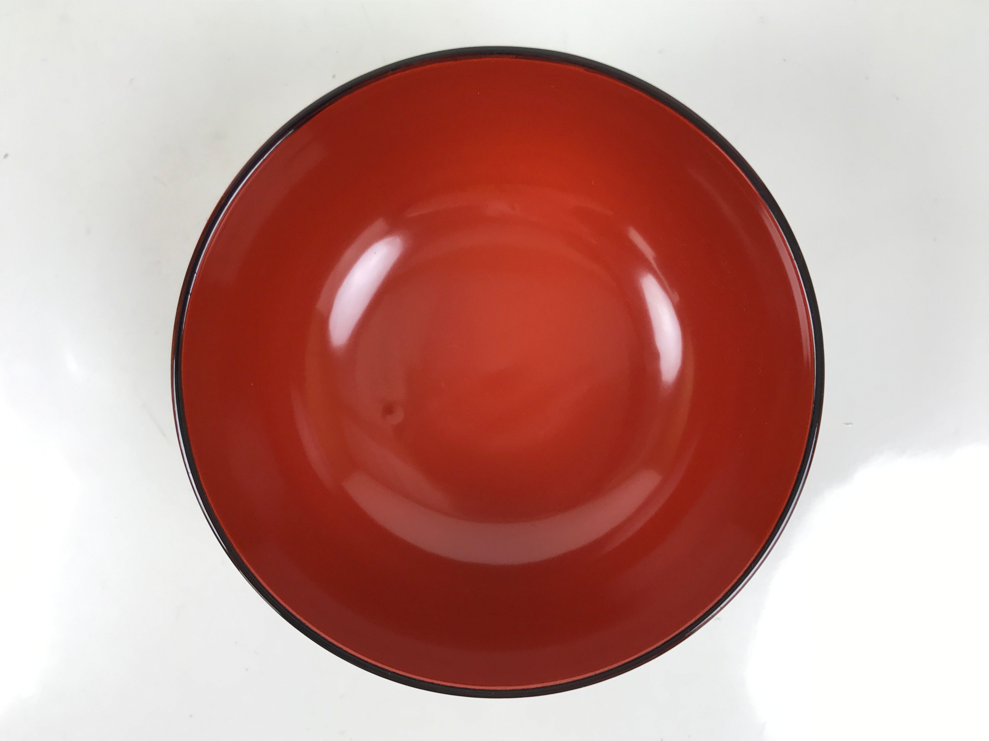 Japanese Natural Lacquered Wooden Rice Bowl Owan Vtg Wajima Nuri Red Black LB144