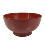 Japanese Natural Lacquered Wooden Rice Bowl Owan Vtg Wajima Nuri Red Black LB144
