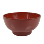 Japanese Natural Lacquered Wooden Rice Bowl Owan Vtg Wajima Nuri Red Black LB145