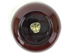 Japanese Natural Lacquered Wooden Rice Bowl Owan Vtg Wajima Nuri Red Brown LB150