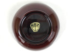 Japanese Natural Lacquered Wooden Rice Bowl Owan Vtg Wajima Nuri Red Brown LB151