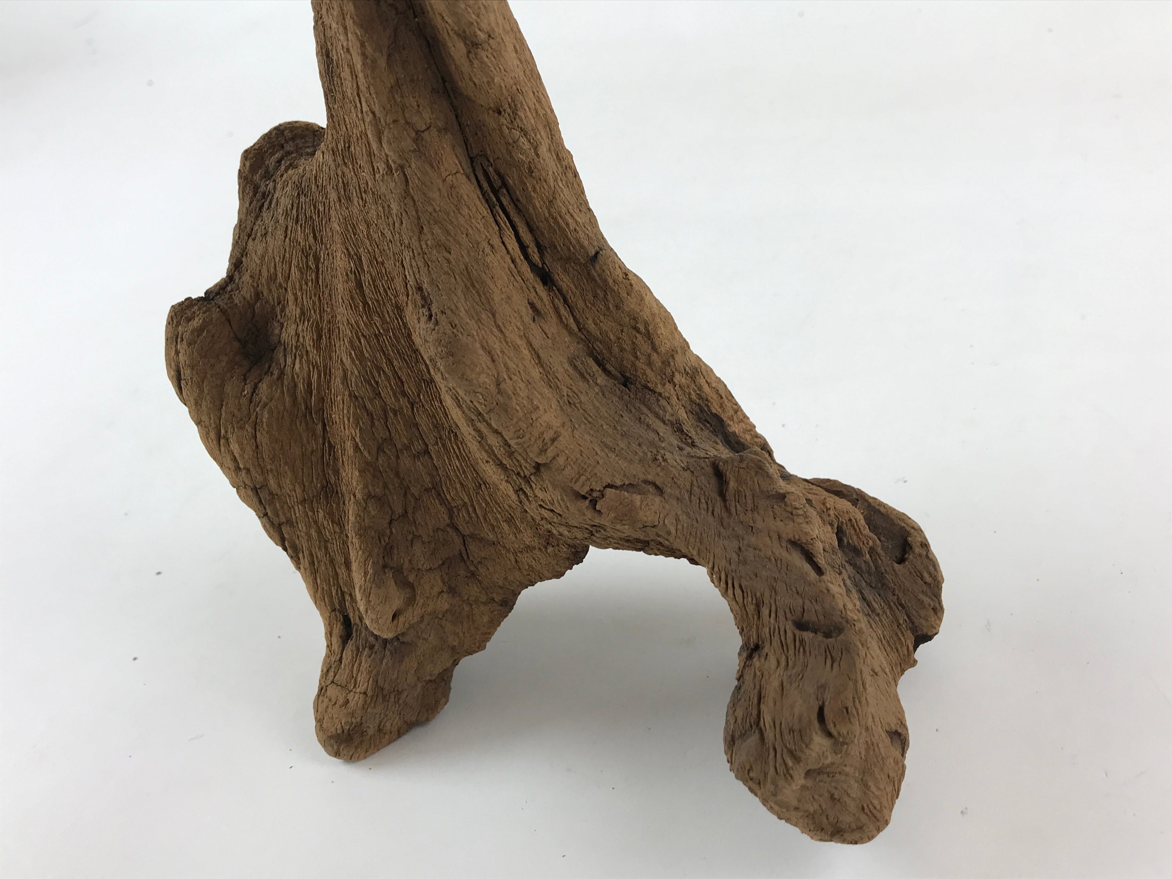 Japanese Natural Wood Sculpture Vtg Display Decoration Flower Arrangement BD881
