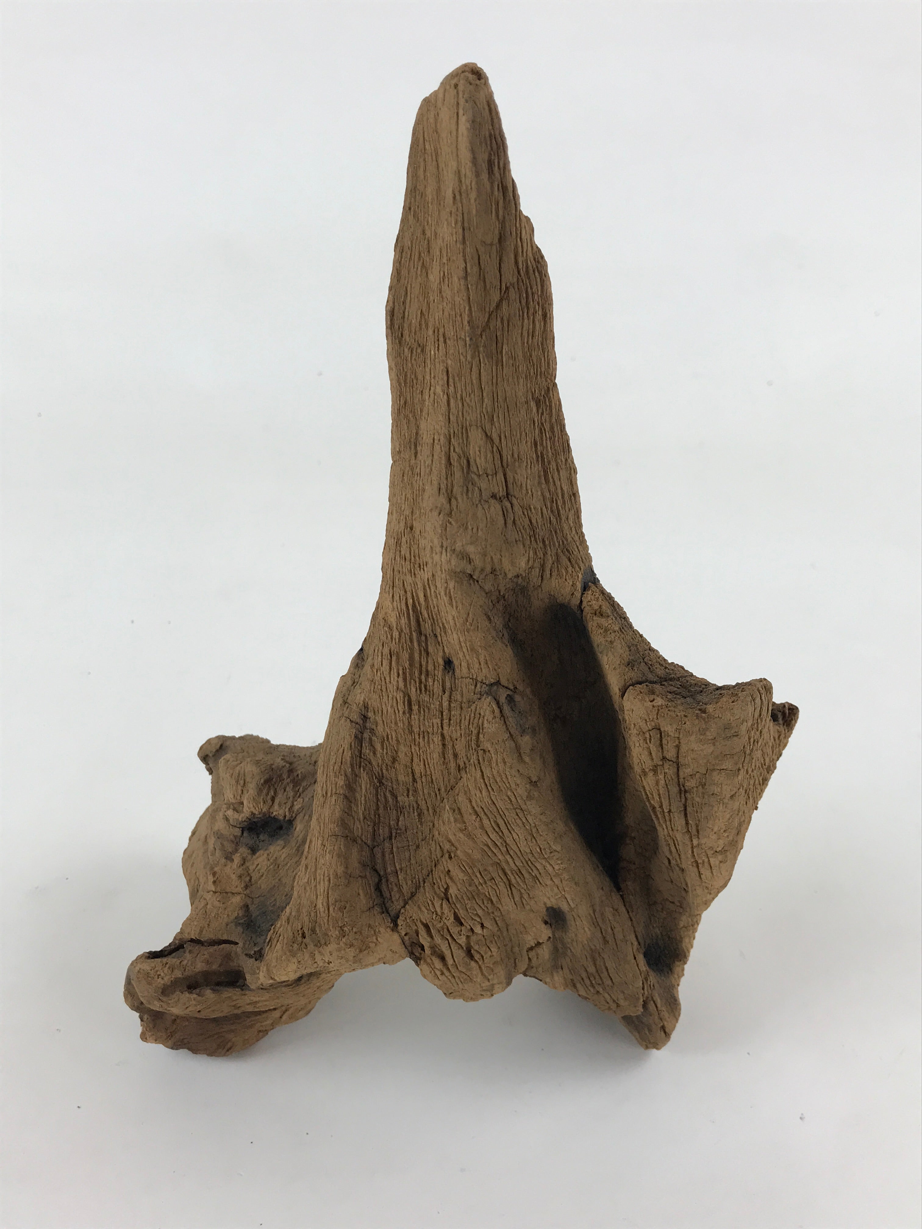 Japanese Natural Wood Sculpture Vtg Display Decoration Flower Arrangement BD881