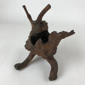 Japanese Natural Wooden Ikebana Display Stand Vtg Unique Flower Vase Kadai WT491