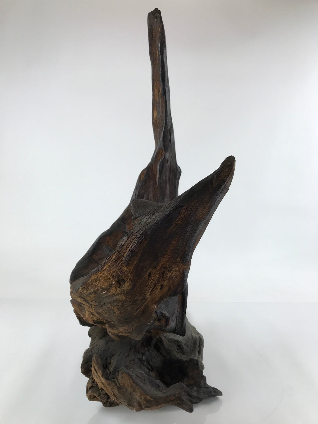 Japanese Natural Wooden Ikebana Display Stand Vtg Unique Flower Vase Kadai WT525