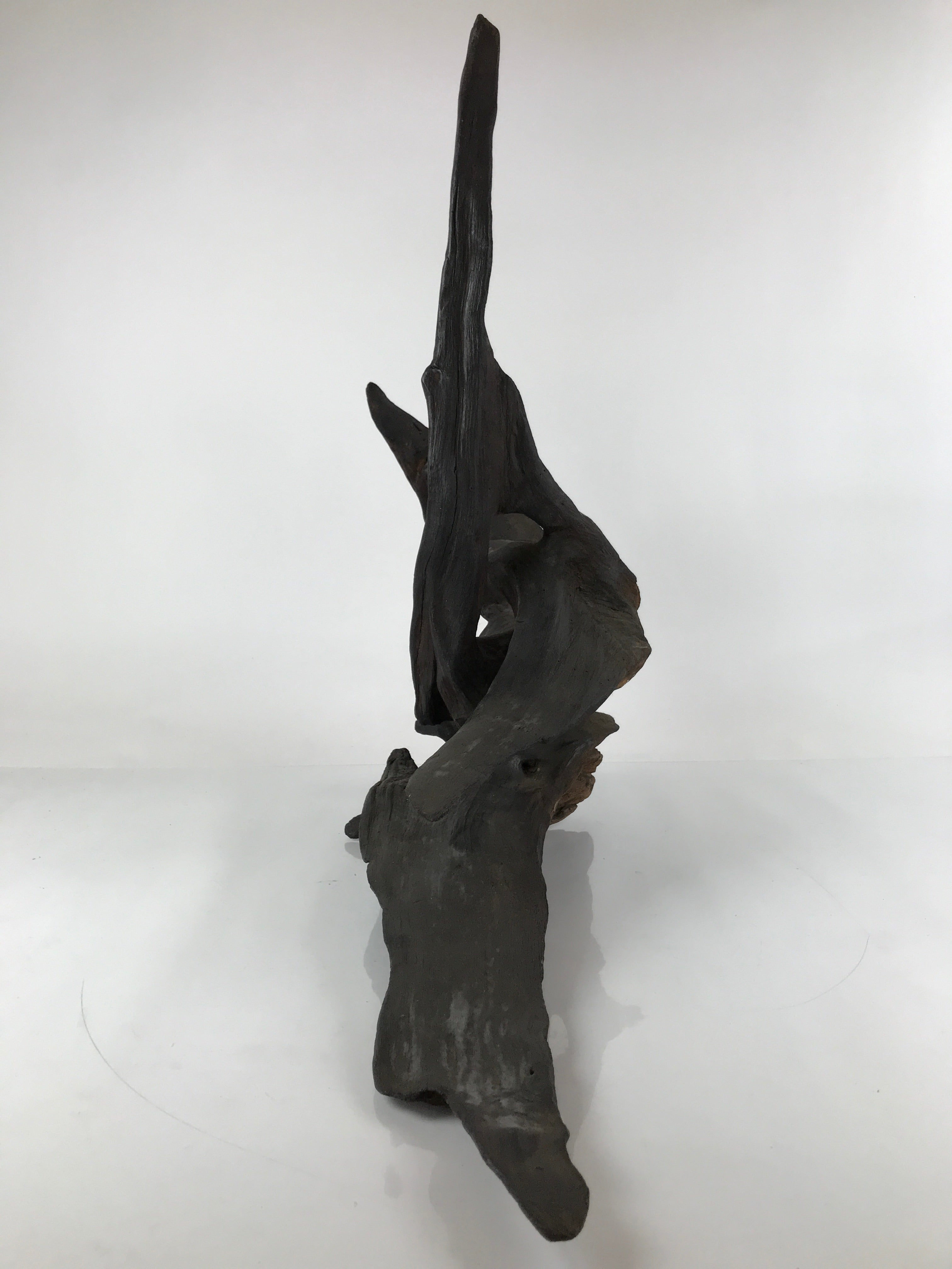Japanese Natural Wooden Ikebana Display Stand Vtg Unique Flower Vase Kadai WT525