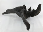 Japanese Natural Wooden Ikebana Display Stand Vtg Unique Flower Vase Kadai WT525