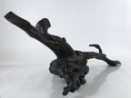 Japanese Natural Wooden Ikebana Display Stand Vtg Unique Flower Vase Kadai WT527