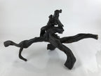 Japanese Natural Wooden Ikebana Display Stand Vtg Unique Flower Vase Kadai WT527