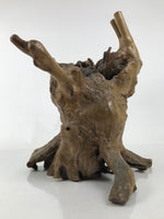 Japanese Natural Wooden Ikebana Display Stand Vtg Unique Flower Vase Kadai WT558