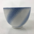 Japanese Noritake Porcelain Yunomi Teacup Vtg Cherry Blossom Blue White TC527