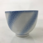 Japanese Noritake Porcelain Yunomi Teacup Vtg Cherry Blossom Blue White TC527