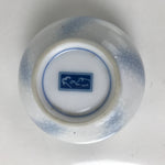 Japanese Noritake Porcelain Yunomi Teacup Vtg Cherry Blossom Blue White TC528