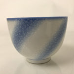 Japanese Noritake Porcelain Yunomi Teacup Vtg Cherry Blossom Blue White TC529