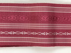 Japanese Obi Chikuzen Hakata Ori Vtg Yukata Accessory Silk Pink White OJ193