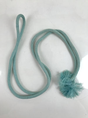 Japanese Obijime Obi Sash Kimono Accessory Silk Kumihimo Cord Light Blue OJ225