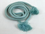 Japanese Obijime Obi Sash Kimono Accessory Silk Kumihimo Cord Light Blue OJ225